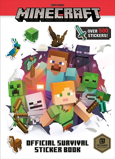 Minecraft Official Survival Sticker Book (Minecraft) - Édition anglaise