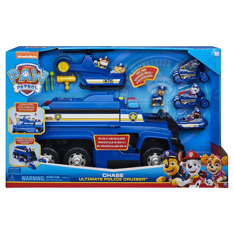 PAW Vehicle Chase Dlx Police Cruiser