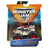Monster Jam, Monster truck Pirate's Curse officiel, véhicule en métal moulé, série Bone Yard Trucks, échelle 1:64