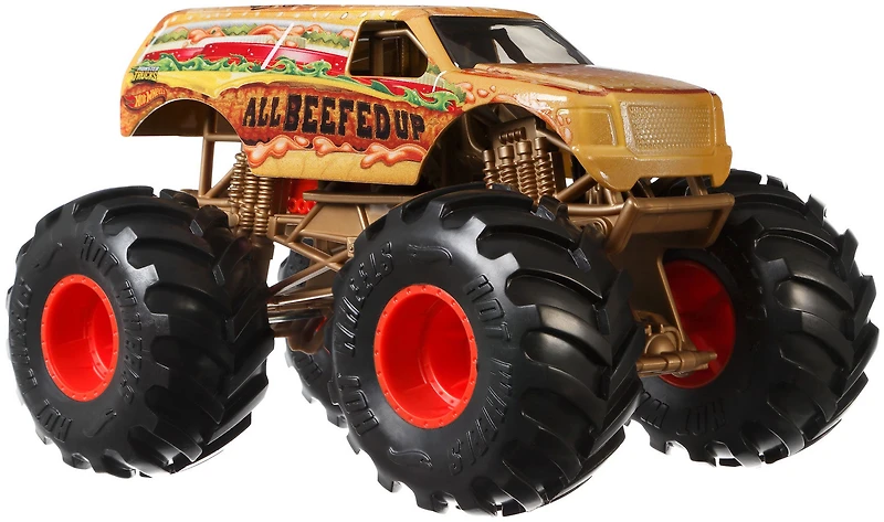 Hot Wheels Monster Trucks All Beefed Up Vehicle - English Edition