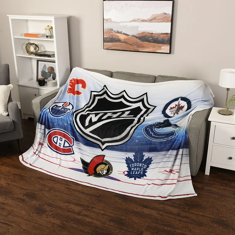 NHL Multi Team Arena Blanket, 66" x 90"