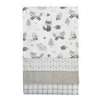 Lot de 4 couvertures de réception en flanelle Koala Baby Fox