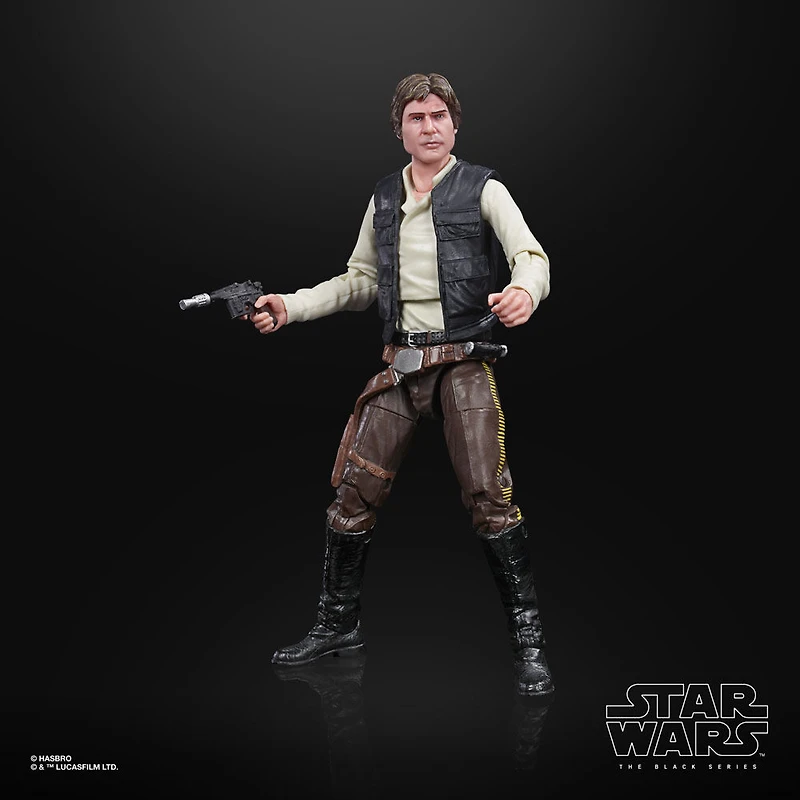 Star Wars The Black Series, figurine articulée Han Solo (Endor)