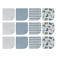 Blue 12 Pack Washcloths