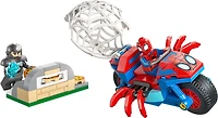 LEGO Marvel Spidey And His Amazing Friends Spidey on his Motorcycle vs. Rhino Toy, Ages 4+ - 11206