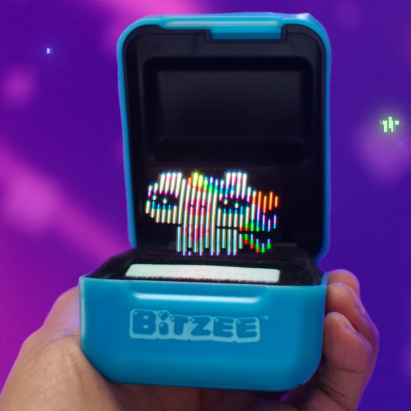 Bitzee Créatures magiques, jouet interactif avec 20 personnages à l'intérieur, amis virtuels qui réagissent au toucher, jouet animal de compagnie numérique