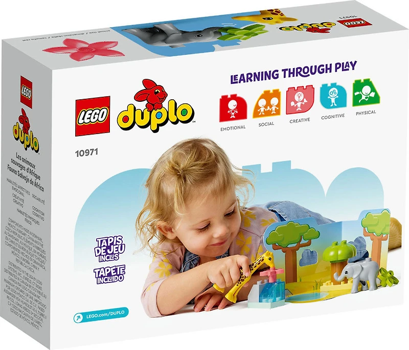 LEGO DUPLO Les animaux sauvages d'Afrique 10971 Ensemble de construction (10 pièces)