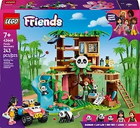 LEGO Friends Les Soins Animaliers au Sanctuaire des Pandas, Jouet d'Ensemble de Construction, 2 Minipoupées et 3 Figurines de Panda 42648