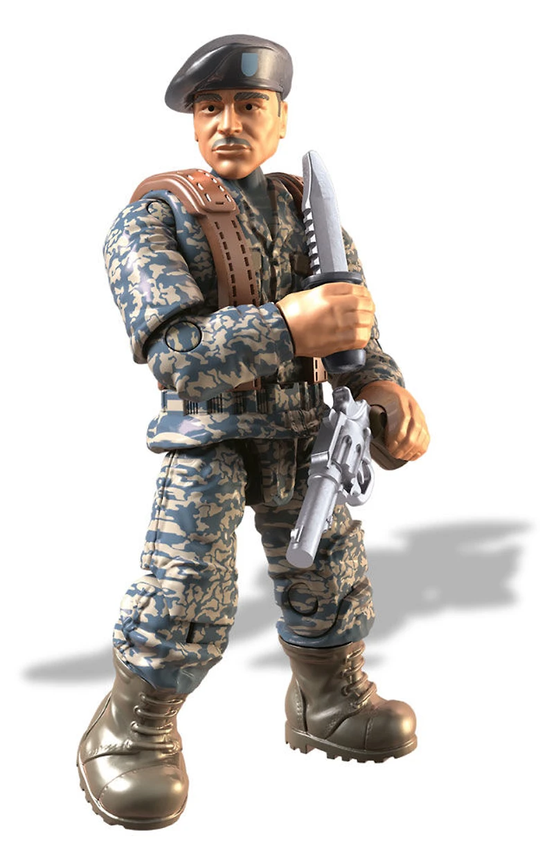 Mega Construx - Micro-figurine articulée Frank Woods de "Call of Duty" à construire de collection