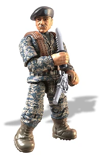 Mega Construx - Micro-figurine articulée Frank Woods de "Call of Duty" à construire de collection