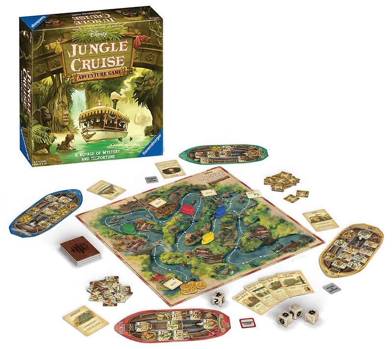 Ravensburger - Disney Croisière dans la jungle : Le jeu d'aventure - Édition anglaise - Notre exclusivité
