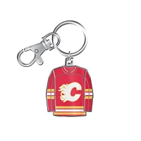 NHL Calgary Flames Jersey Keychain
