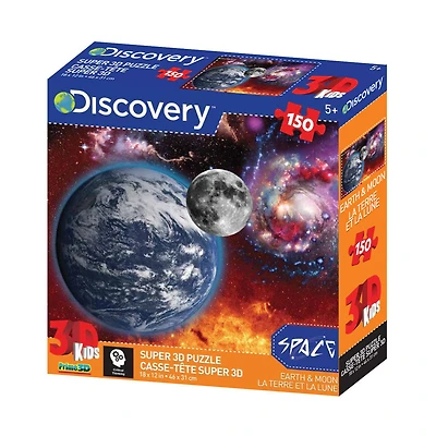 Howard Robinson - Earth And Moon 150 pièces - Casse-tête Super 3D