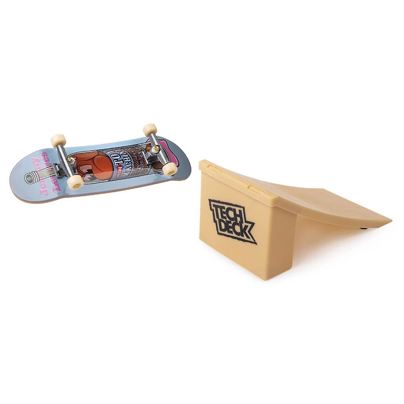 Tech Deck, Street Hits, Toy Machine Skateboards Fingerboard with Kicker Ramp Obstacle