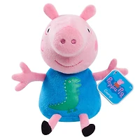 Peluche à Grains Peppa Pig de 20 cm (8 pouces) George Pig, Petit Animal en Peluche Très Doux A Câliner