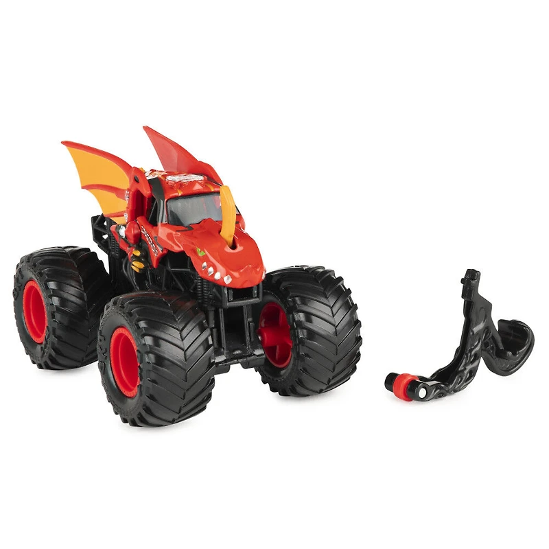 Monster Jam, Monster truck Bakugan Dragonoid officiel, véhicule en métal moulé, série Arena Favorites