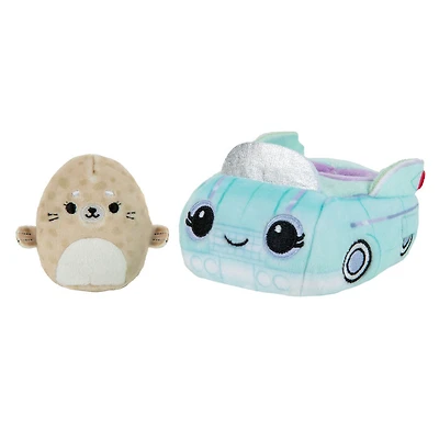 Squishville Plush Vehicle - Olga in Retro Roadster