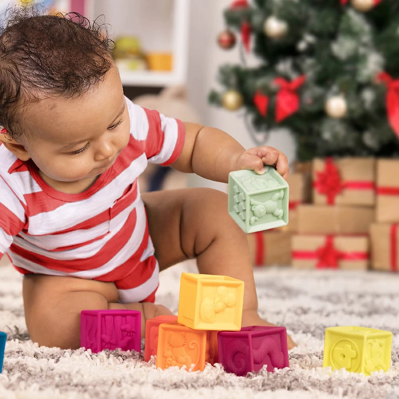 Blocs pour bébé, One Two Squeeze, B. toys