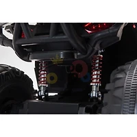 KidsVip 24V Enfants et Tout-Petits Titan Quad/ATV Voiture Eléctrique avec Commande à Distance - Noir - Édition anglaise