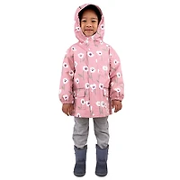 Kids Fleece Lined Rain Jackets | White Tulip