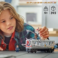 LEGO Marvel La Scène du Métro avec Spider-Man et Doc Ock, Cadeau de Jouet de Construction de Superhéros 76321