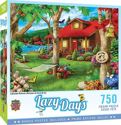 Casse-Tête De "Lazy Days" 750PC - "Lakeside Retreat"