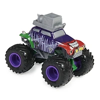 Monster Jam, Monster truck Joker officiel, véhicule en métal moulé, échelle 1:64