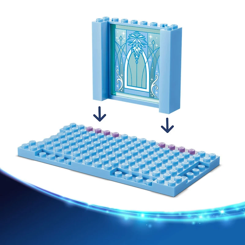 LEGO Disney Frozen Elsa's Ice Castle & Snow Ride Adventure Building Toy for Kids, Ages 4+ - 43281