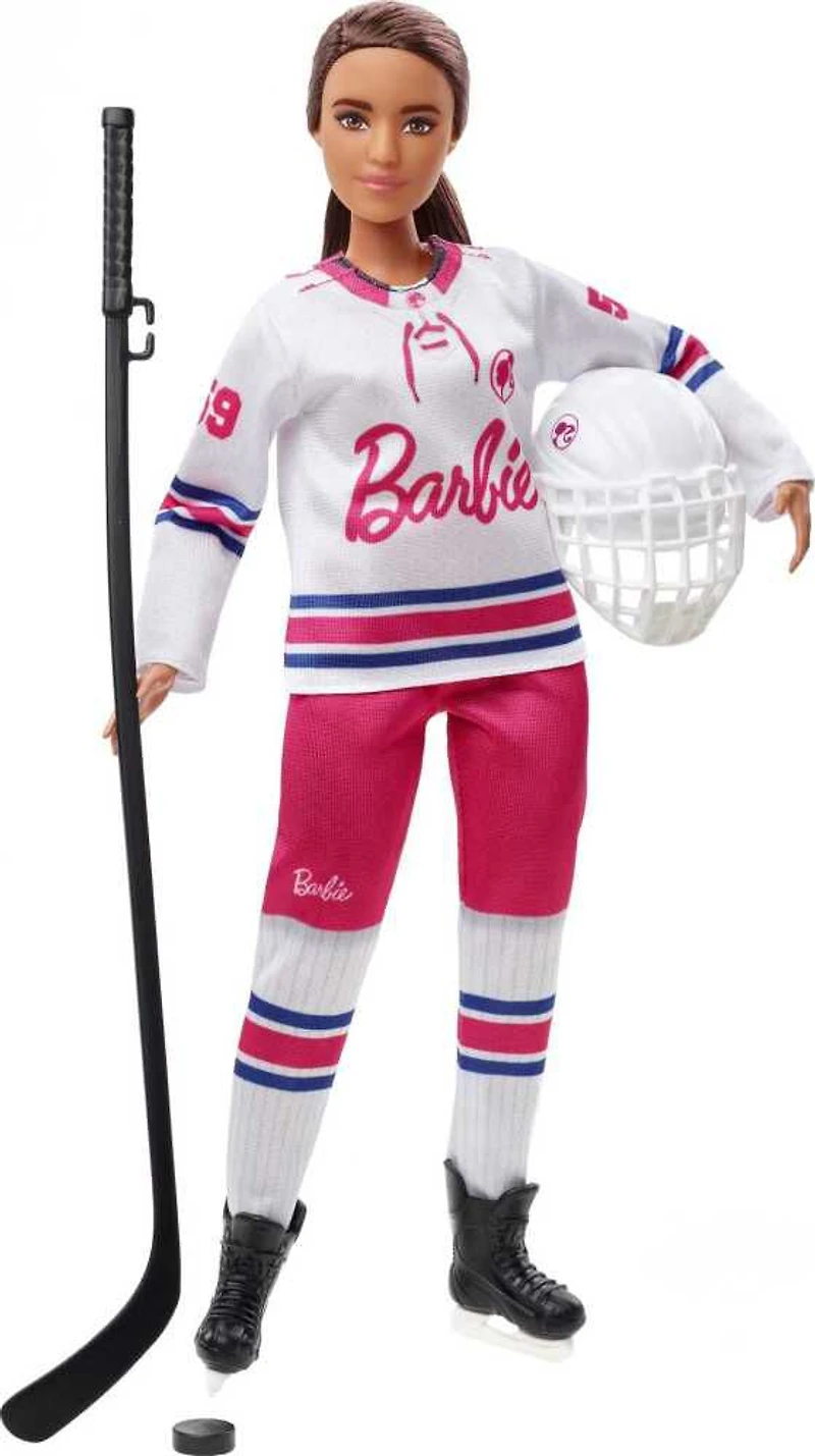 Barbie- Poupée - Joueuse de hockey