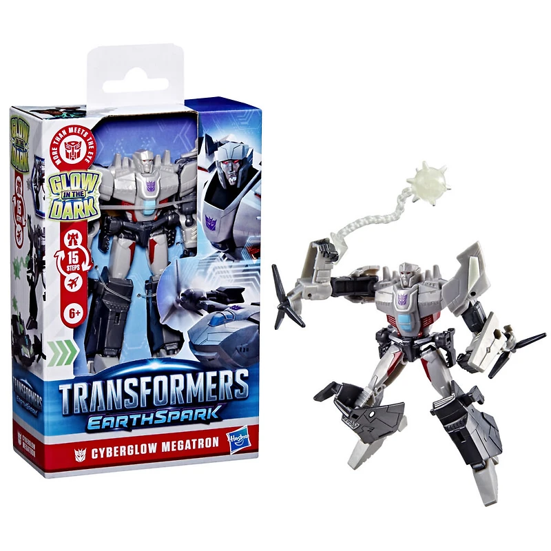 Transformers EarthSpark, figurine Cyberglow Megatron - Notre exclusivité
