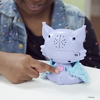 furReal Flitter, le chaton, jouet interactif changeant de couleur, jouet à nourrir, sons et lumières