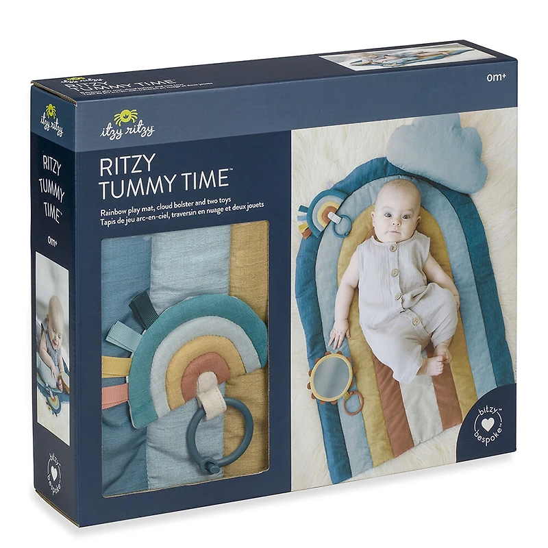 Ritzy Tummy Time Mat Rainbow