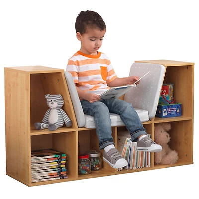 Bookcase with Reading Nook - Natural