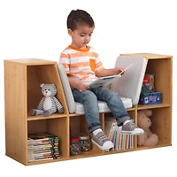 Bookcase with Reading Nook - Natural