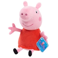Peluche à Grains Peppa Pig de 20 cm (8 pouces) Peppa Pig, Petit Animal en Peluche Très Doux A Câliner