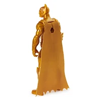 DC Comics, Figurine articulée Rebirth Batman métallique avec 2 accessoires mystère, 10 cm