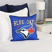 MLB Toronto Blue Jays Reversible Décor Pillow, 18”x18”