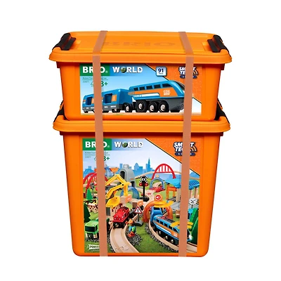 BRIO World- 33977 Smart Tech Action Tunnel Deluxe set - English Edition