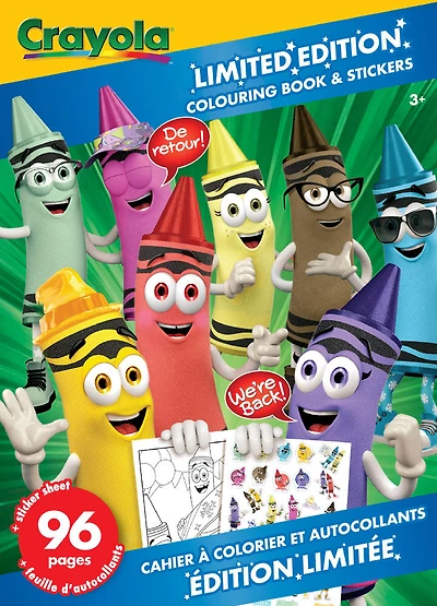 Livre à colorier Crayola édition limitée, 96 pages