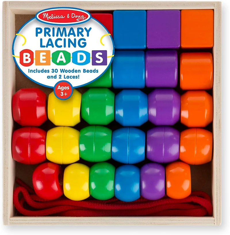 Melissa and Doug - Primary Lacing Beads
