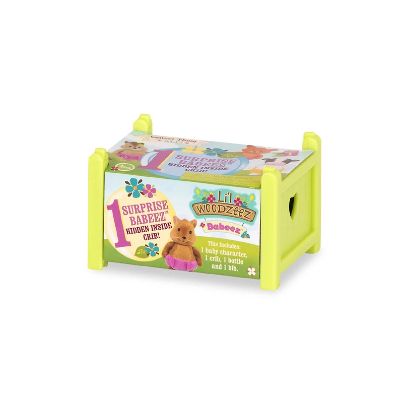 Assortiment S1 Woodzeez Babeez, Woodzeez, Ensemble de bébés animaux avec accessoires