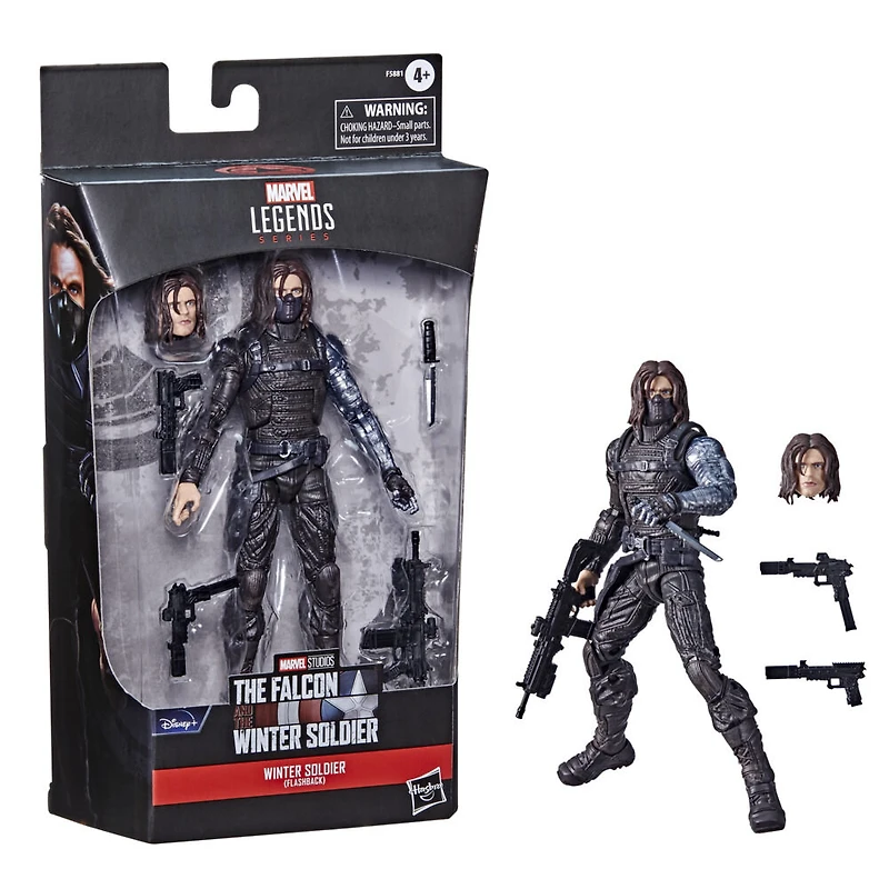 Marvel Legends Seriers, Soldat de l'hiver, figurine de 15 cm, Falcon et le Soldat de l'hiver
