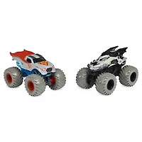 Monster Jam, Monster trucks Batman vs. Superman officiels qui changent de couleur en métal moulé, échelle 1:64