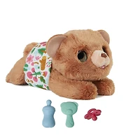 furReal Newborns, Ourson, peluche animatronique interactive, animal de compagnie électronique avec sons, yeux qui se ferment, dès 4 ans