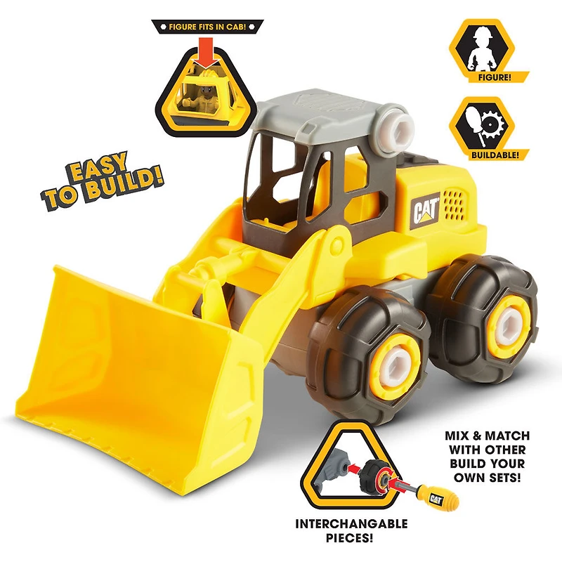 Cat Build Your Own Vehicle Junior Crew Wheel Loader