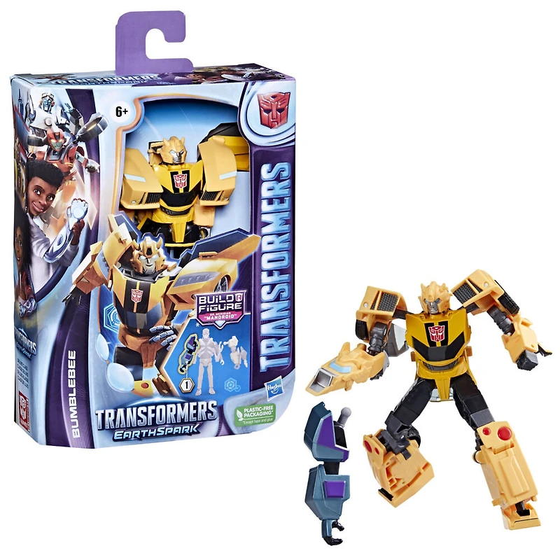 Transformers EarthSpark, figurine Bumblebee classe Deluxe de 12,5 cm