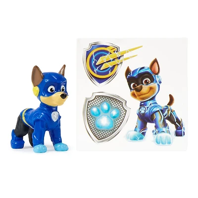 PAW Patrol : La Super Patrouille le film, Figurines Pup Squad, Chase Super-Chiots, Figurines à collectionner Pat'Patrouille