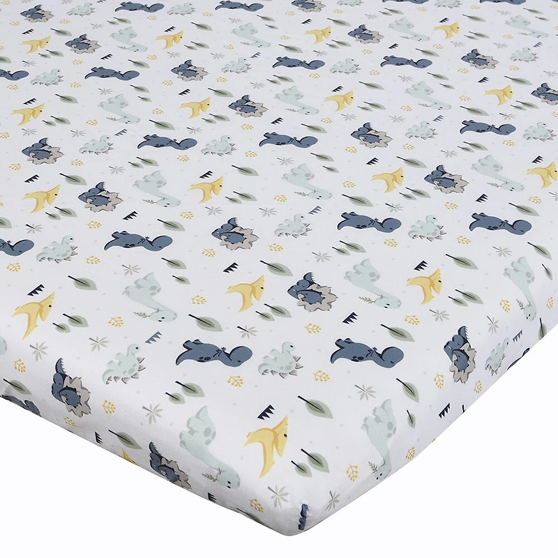 Ensemble De Draps à Petit Berceau BF PQT De 2 -Dinosaure