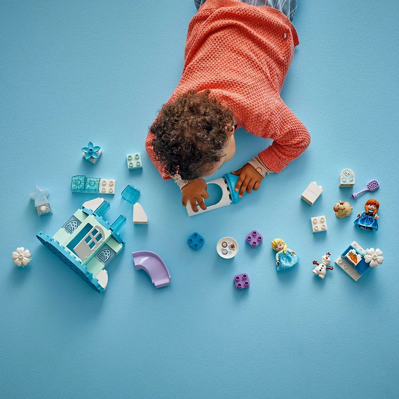 LEGO DUPLO Disney Anna and Elsa's Frozen Castle Party - Toddler Toy for Girls and Boys 2+ - 10455