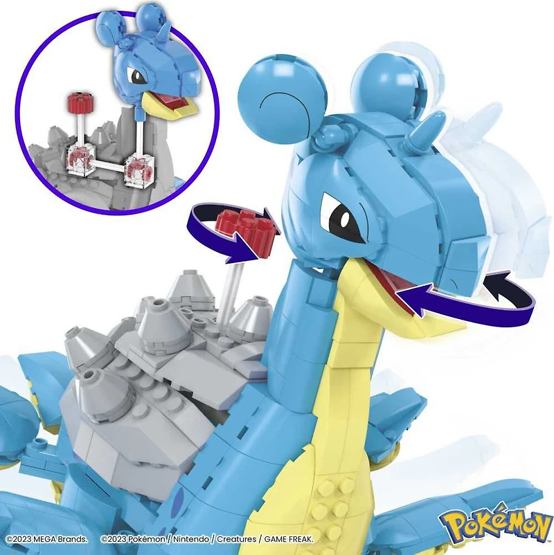 MEGA Pokémon-Lokhlass-Figurine articulée à construire (527 pcs)